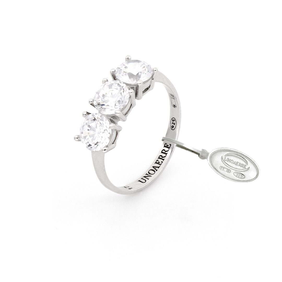 Unoaerre Ring in White Silver 721YAF2080600