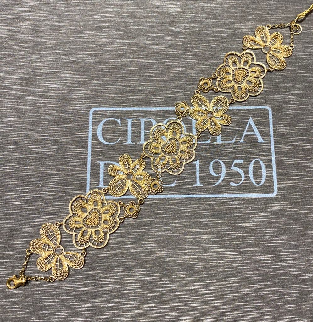 Bracciale filigrana oro 750% Art. AD175S