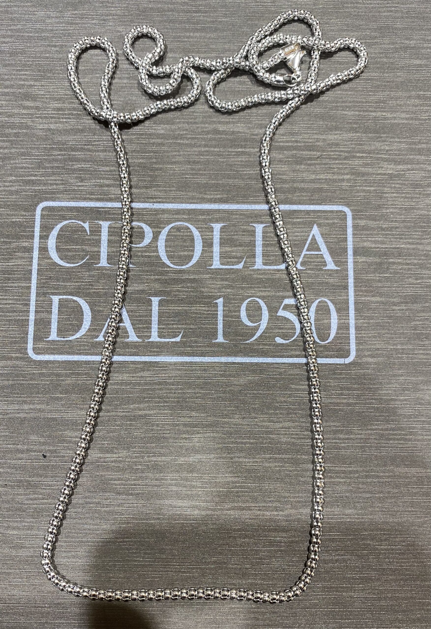 collana argento argento 925% 80 cm