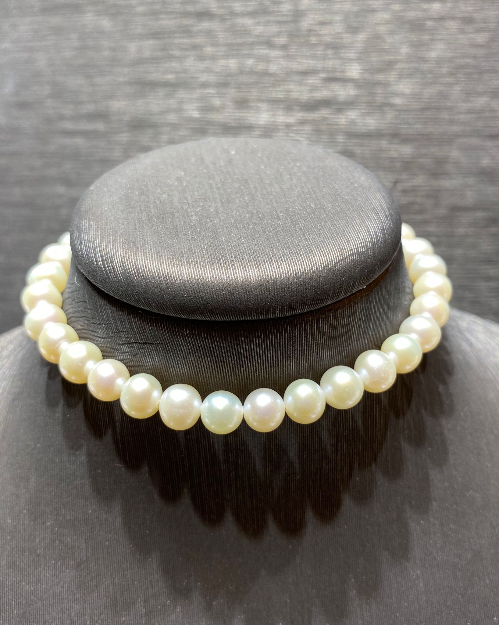 bracciale perle freshwater 5,5 - 6 mm chiusura oro bianco 750%