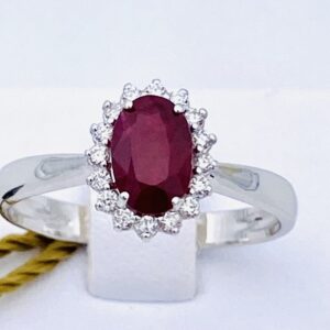 RUBY RING AND GOLD DIAMONDS 750% ART. AN1658