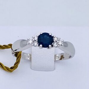Sapphire and diamond ring in 750% gold ART. AN1790