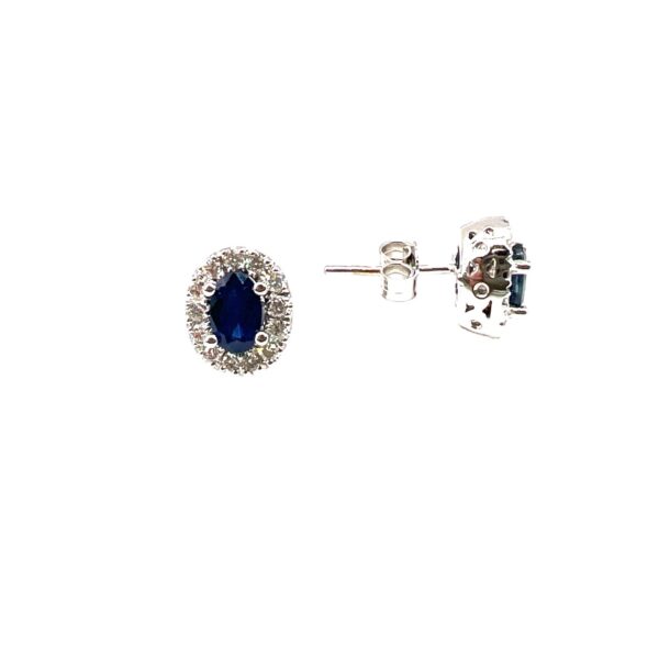 Orecchini Zaffiri Blu Oro e Diamanti BELLE EPOQUE Art. OR1071
