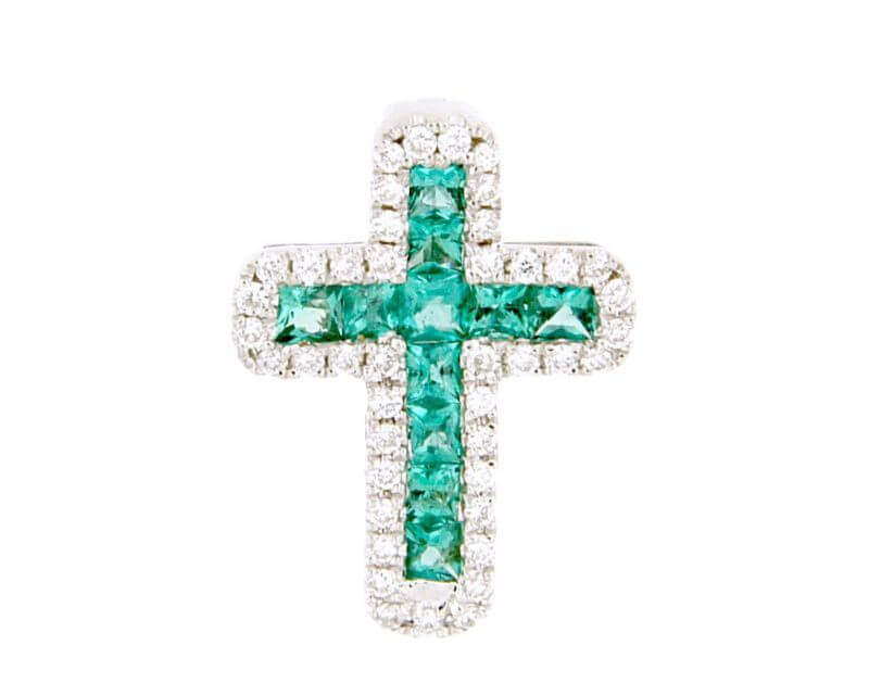 EMERALD CROSS PENDANT