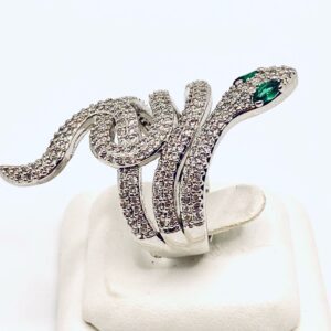 Anello serpente  in bronzo