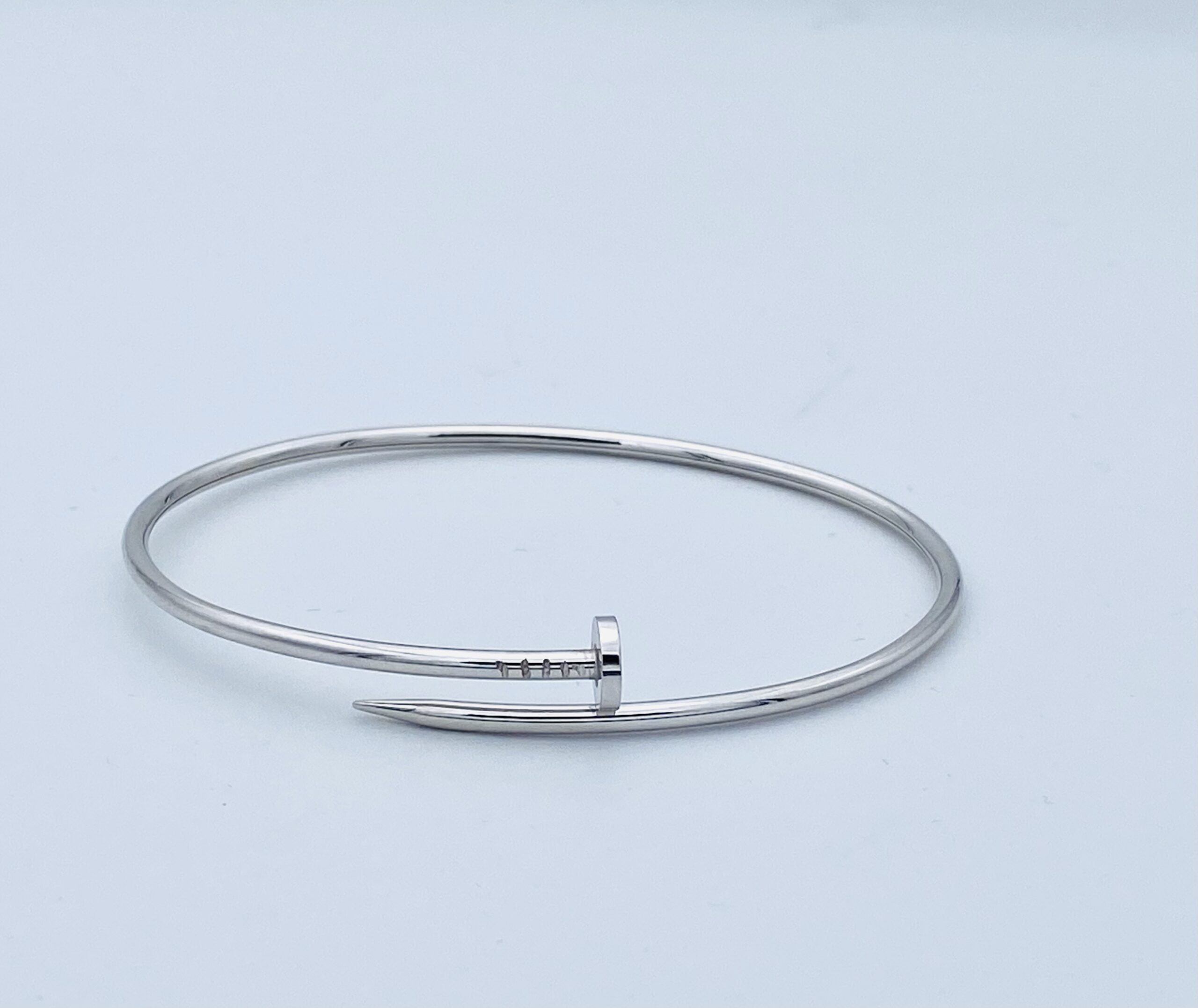 Nail bracelet in white gold 750% Art.CHIOB02