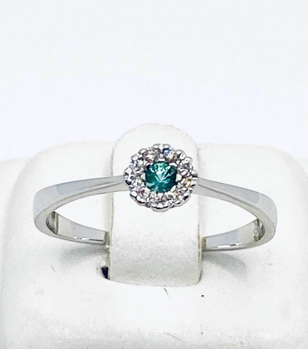 GOLD AND EMERALD RING COD. ART. PDA3330