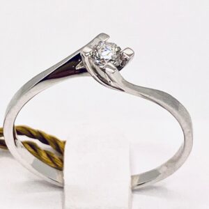 Solitary diamond ring to contract art.AN1412