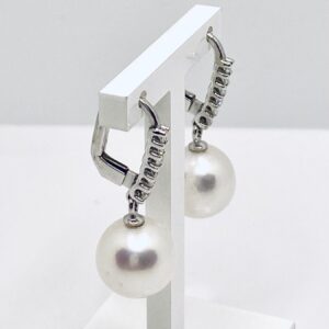 Orecchini di perle e diamanti art.ORP205-2