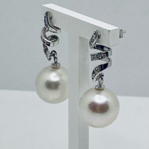 Orecchini di perle e diamanti art.ORP235