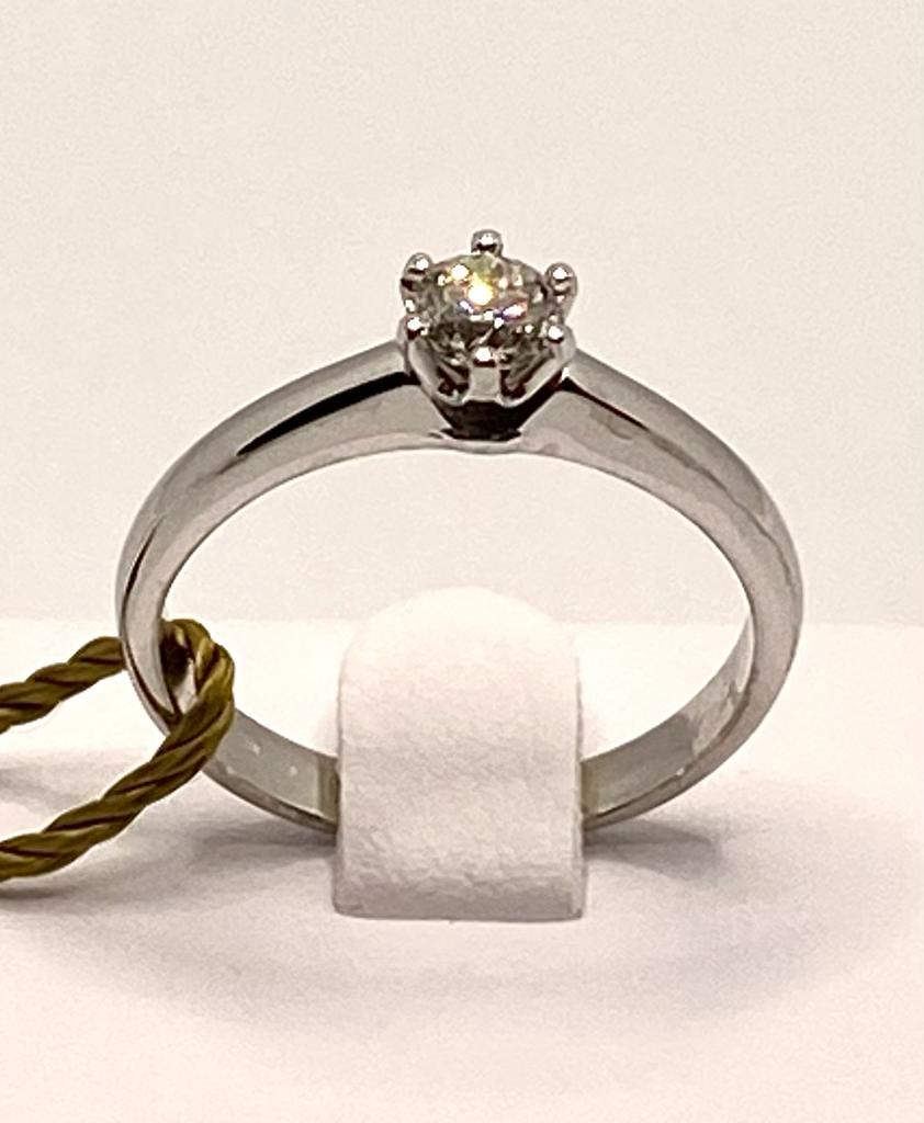 Gold and diamond solitaire ring LILY ART.AN2070