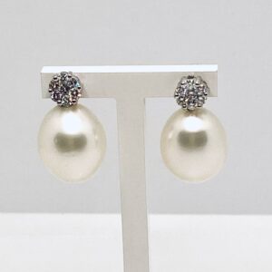Orecchini di perle e diamanti art.ORP233
