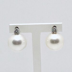 Earrings of pearls and diamonds art. ORP226