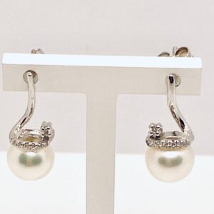 Orecchini di perle e diamanti art.ORP192-1