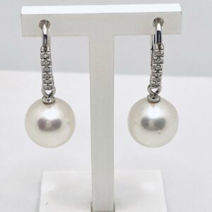 Orecchini di perle e diamanti art.ORP205-2