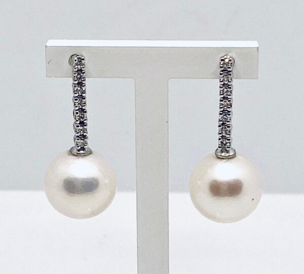 Orecchini di perle e diamanti art.ORP217