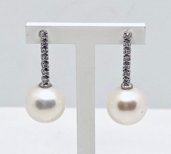 Orecchini di perle e diamanti art.ORP217