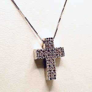 Pendente croce con diamanti art.GR372-1