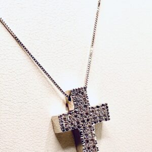 Pendente croce con diamanti art.GR369