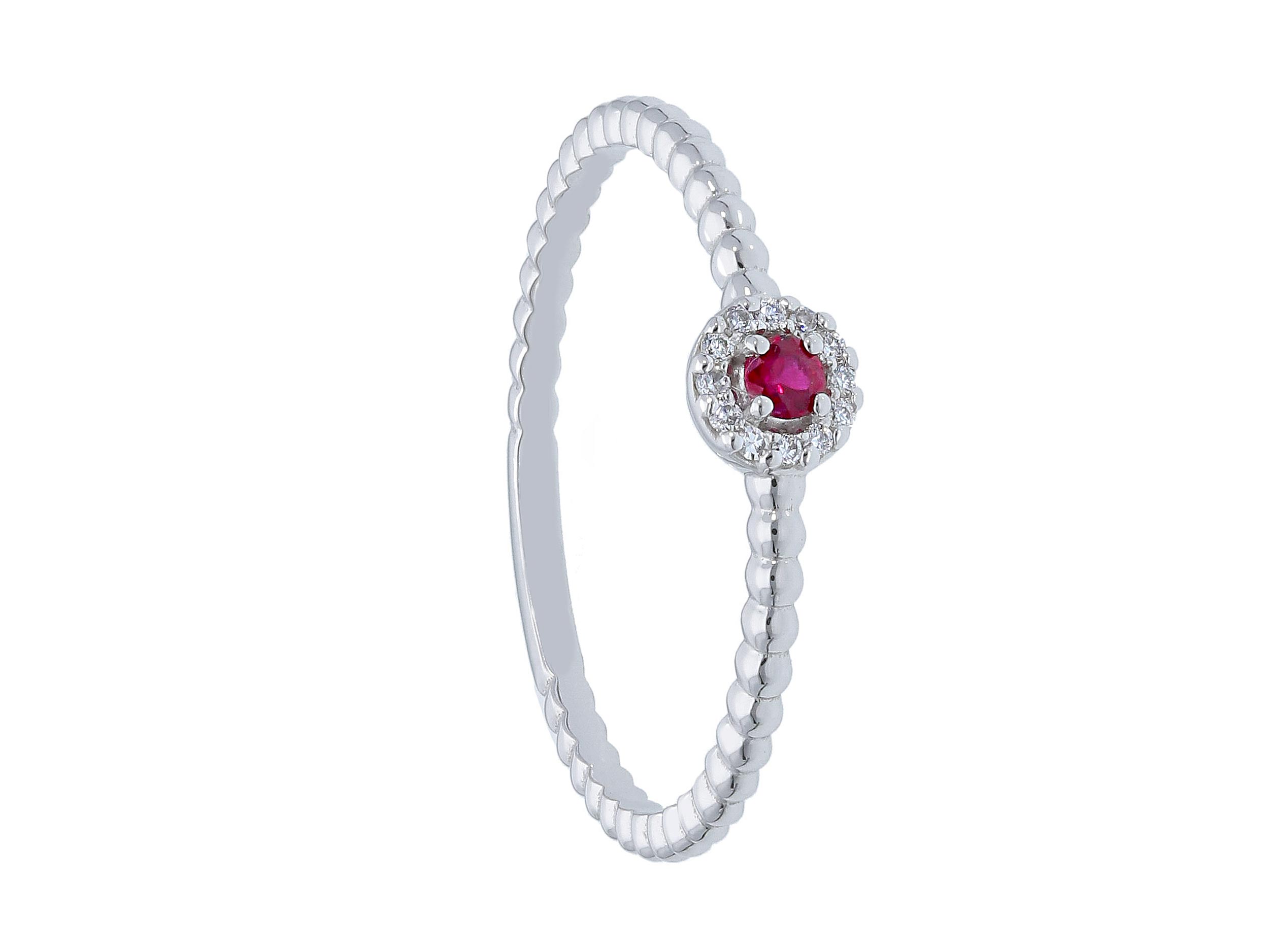 Ruby and diamond ring BELLE EPOQUE ART.249689