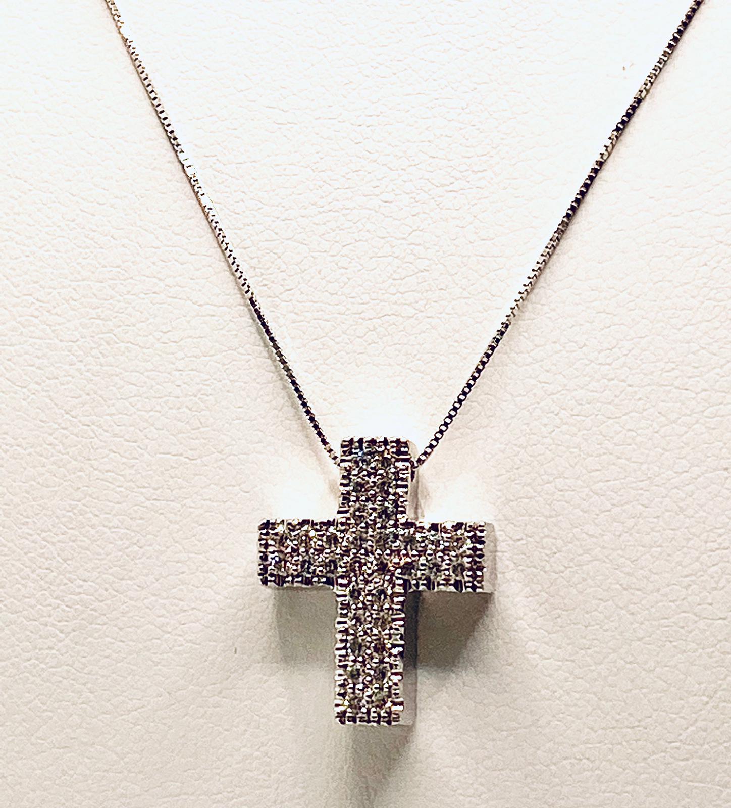 Cross pendant with diamonds art.GR369