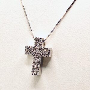 Pendente croce con diamanti art.GR372-1