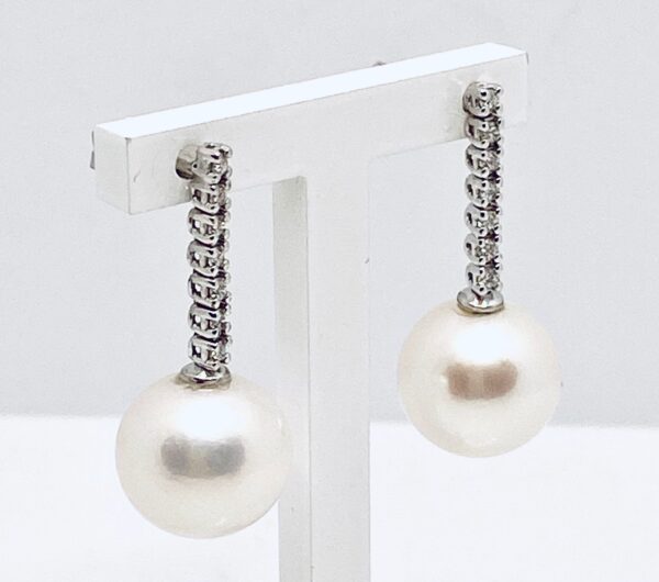 Orecchini di perle e diamanti art.ORP217
