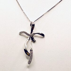 Cross pendant with diamonds art.CC1517