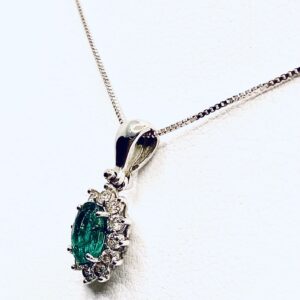 Pendente con smeraldi e diamanti Art.CD144
