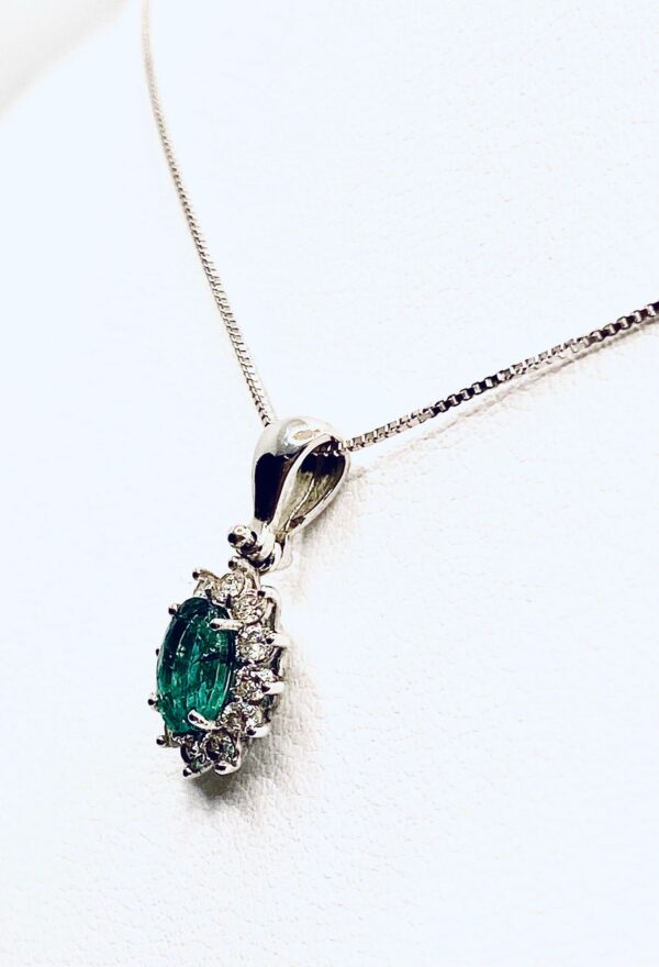 Pendente con smeraldi e diamanti Art.CD144