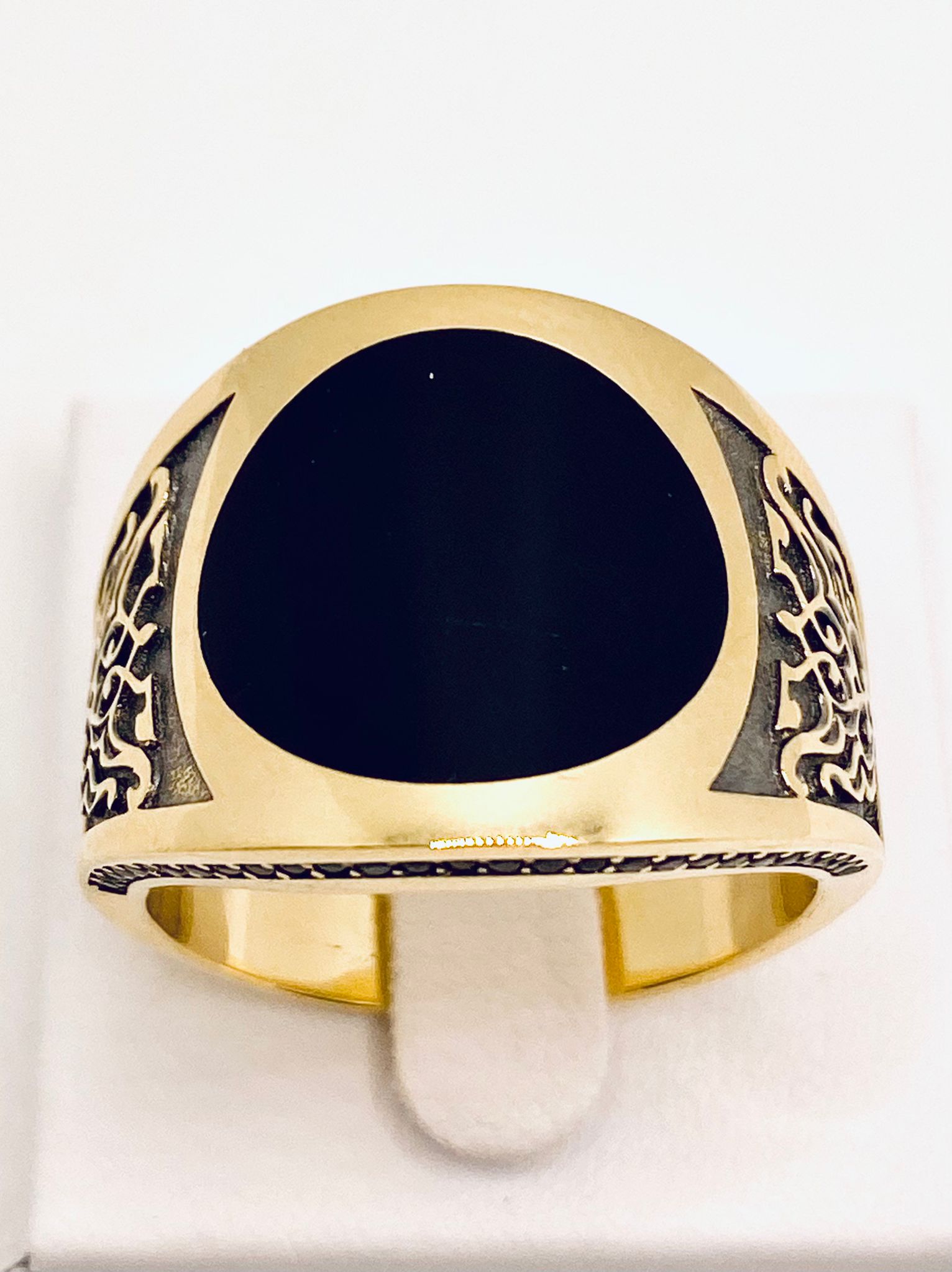 Men's ring in 750% gold Art. ANM1