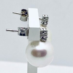 Orecchini di perle e diamanti art. ORP248-4
