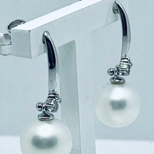 Orecchini perle e diamanti art.792019