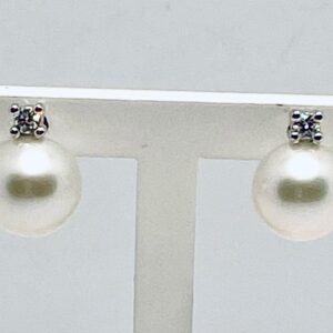 Orecchini di perle e diamanti art.ORP242