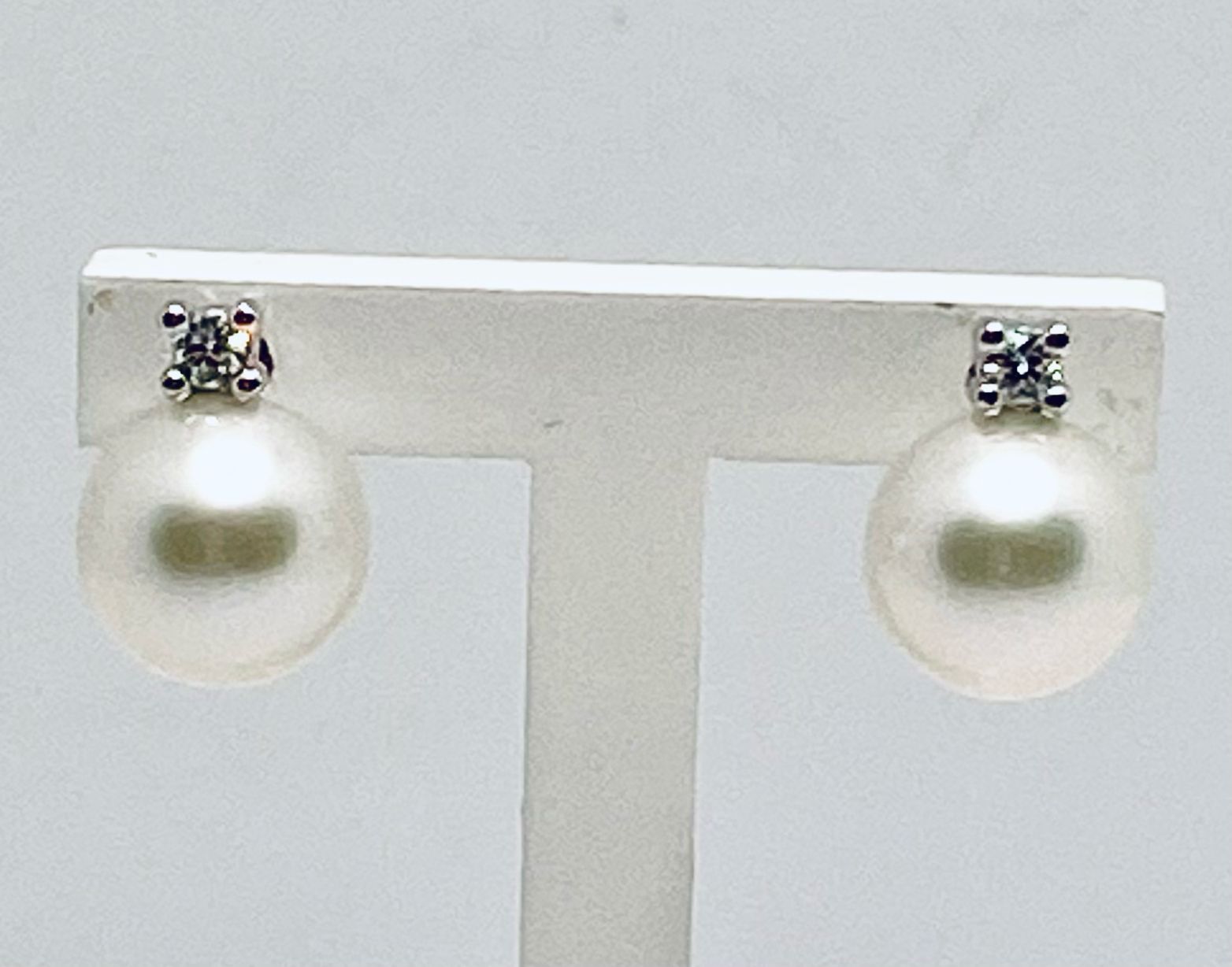Orecchini di perle e diamanti art.ORP242