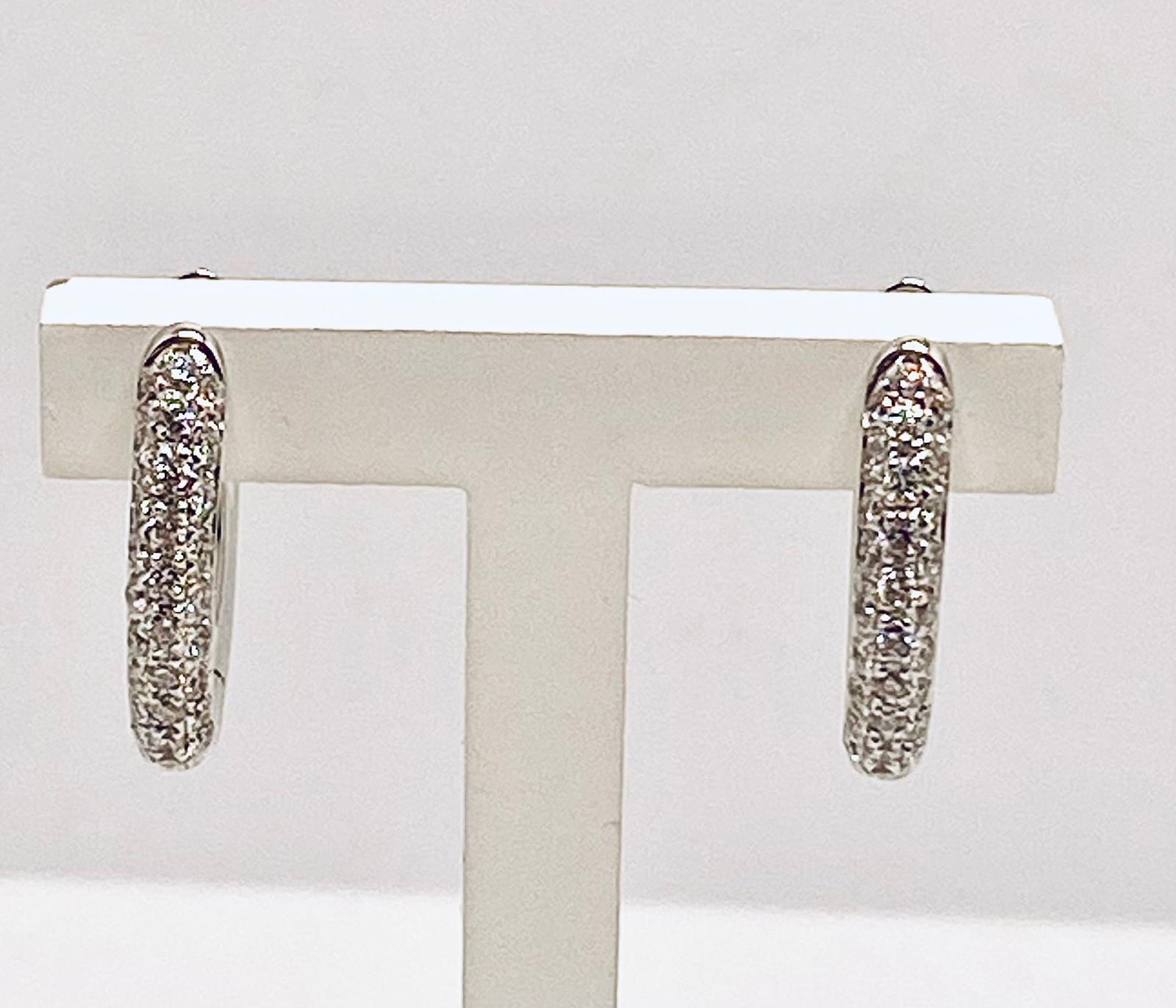 Circle earrings with diamonds Art.2046320