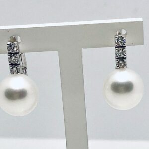 Orecchini perle e diamanti art.ORP250-1