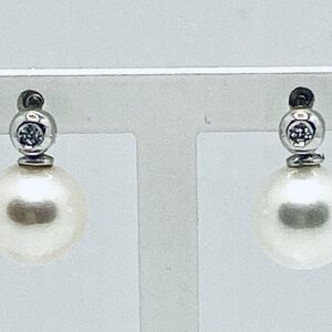 Orecchini perle e diamanti art.792017