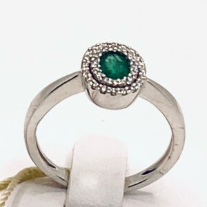 Anello con smeraldo e diamanti art.05626014