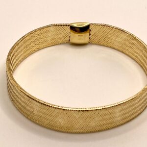 Bracciale morbido in filo d'oro giallo 750% cod.art. BF01