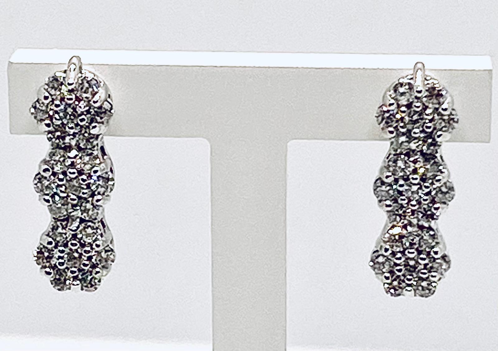 Diamond trilogy earrings DROPS OF LIGHT ART.OR1222-1
