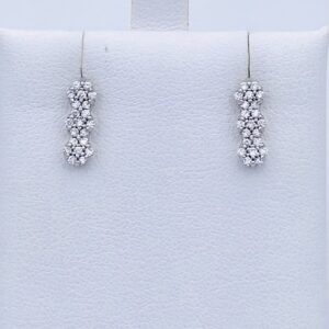 Earrings trilogy OF diamonds DROPS OF LIGHT art. OR1223-4