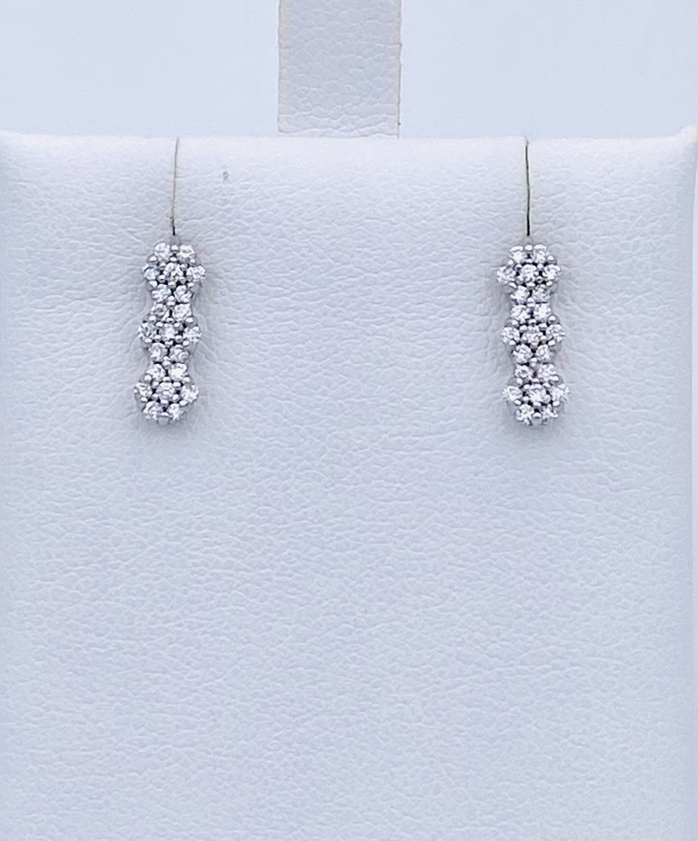 Earrings trilogy OF diamonds DROPS OF LIGHT art. OR1223-4