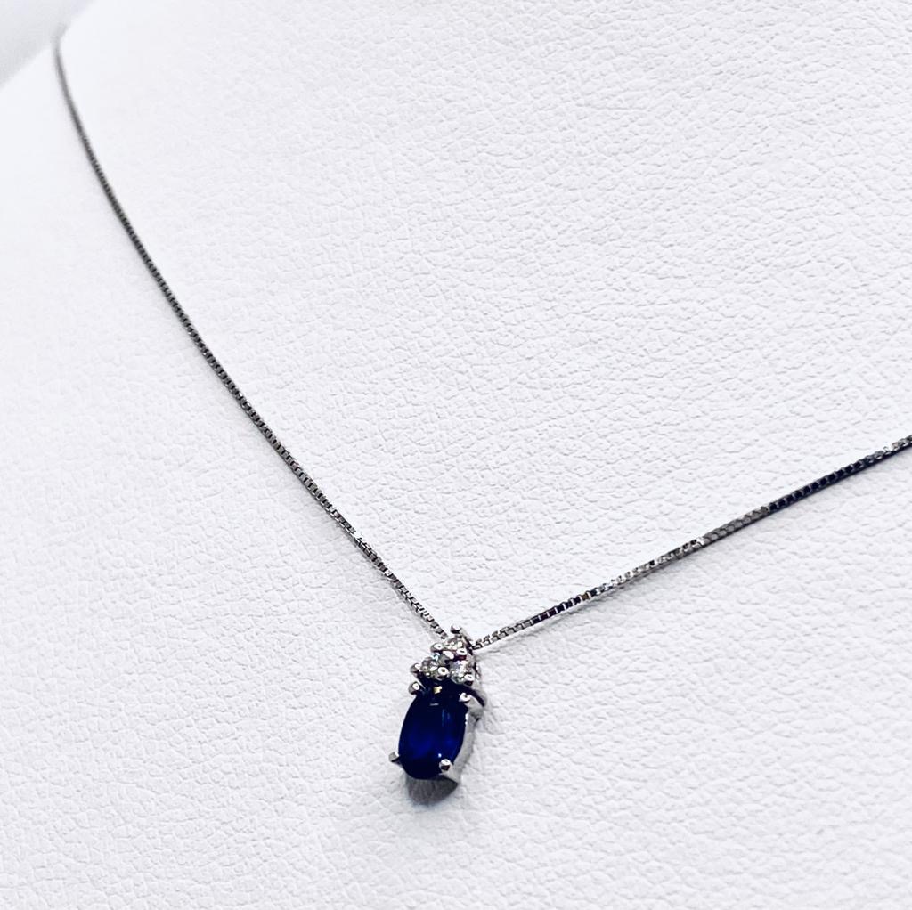 Sapphire and diamond pendant Art.CD335