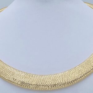 Collana girocollo in filo d’oro giallo 750% Art.COF3