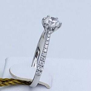 Anello solitario di diamanti certificazione GIA America Art.6248067