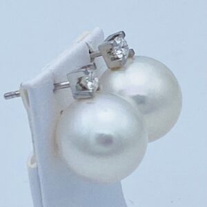 Orecchini di perle e diamanti art.ORP227