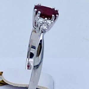 Anello diamanti e rubino  GEMME Art.AN2333