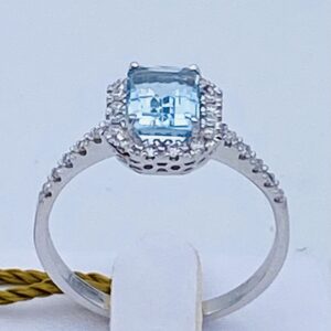 Anello acquamarina e diamanti Art.AN2971