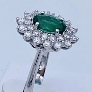 Anello smeraldo e diamanti BON TON  art. AN2249